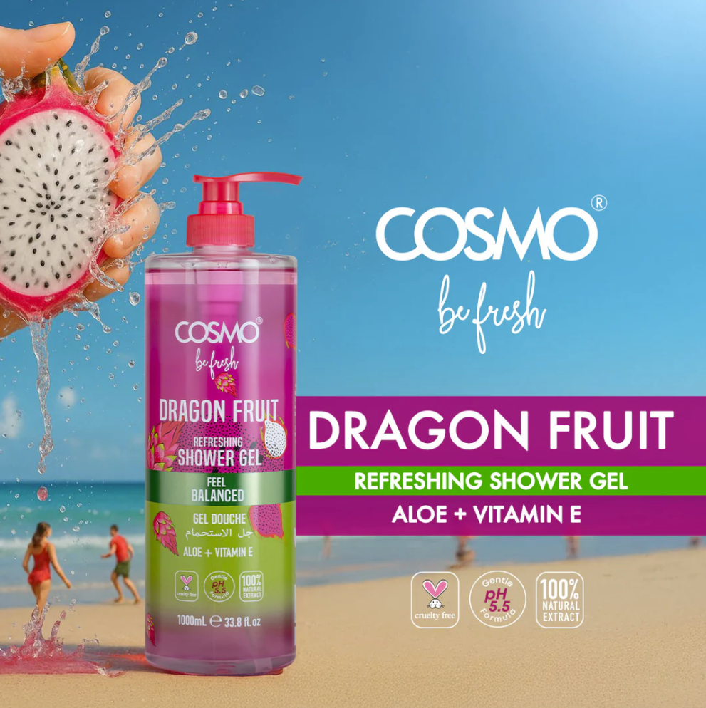 Be Fresh Dragon Fruit Shower Gel by Cosmo 1000ml