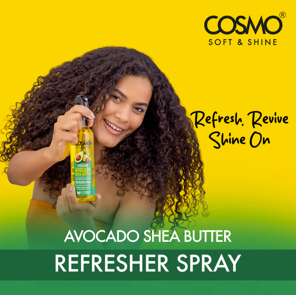 Avocado & Shea Butter Hair Refresher Spray by Cosmo 250ml
