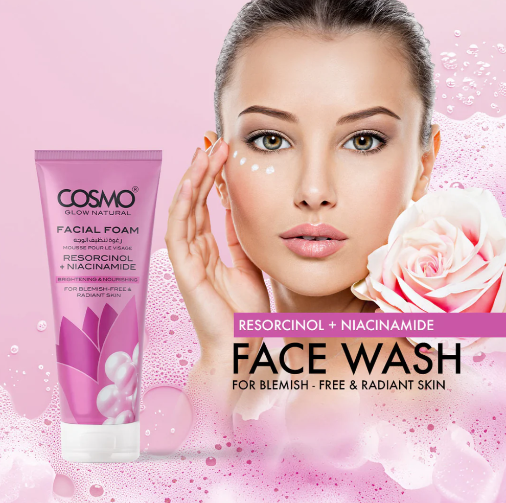 Resorcinol + Niacinamide Facial Foam by Cosmo 100g