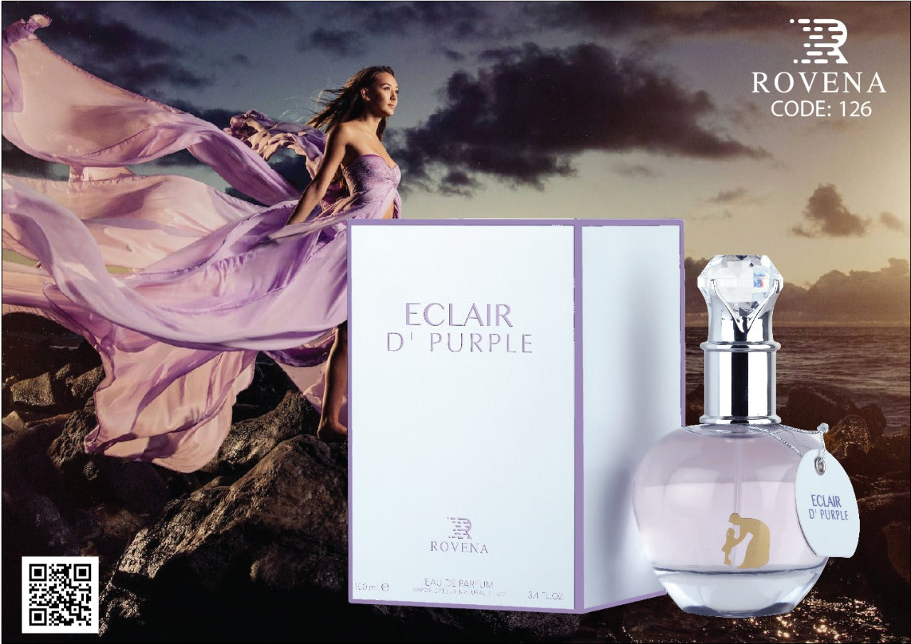 Rovena Eclair D'Purple perfumed water for women 100ml