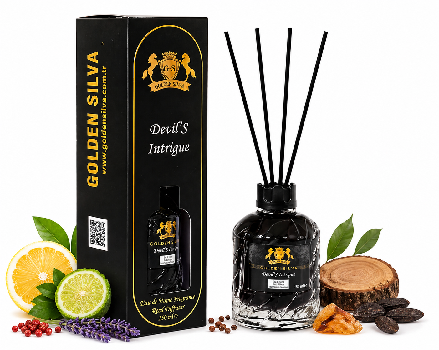 Devil’s Intrigue home fragrance by Golden Silva 150ml