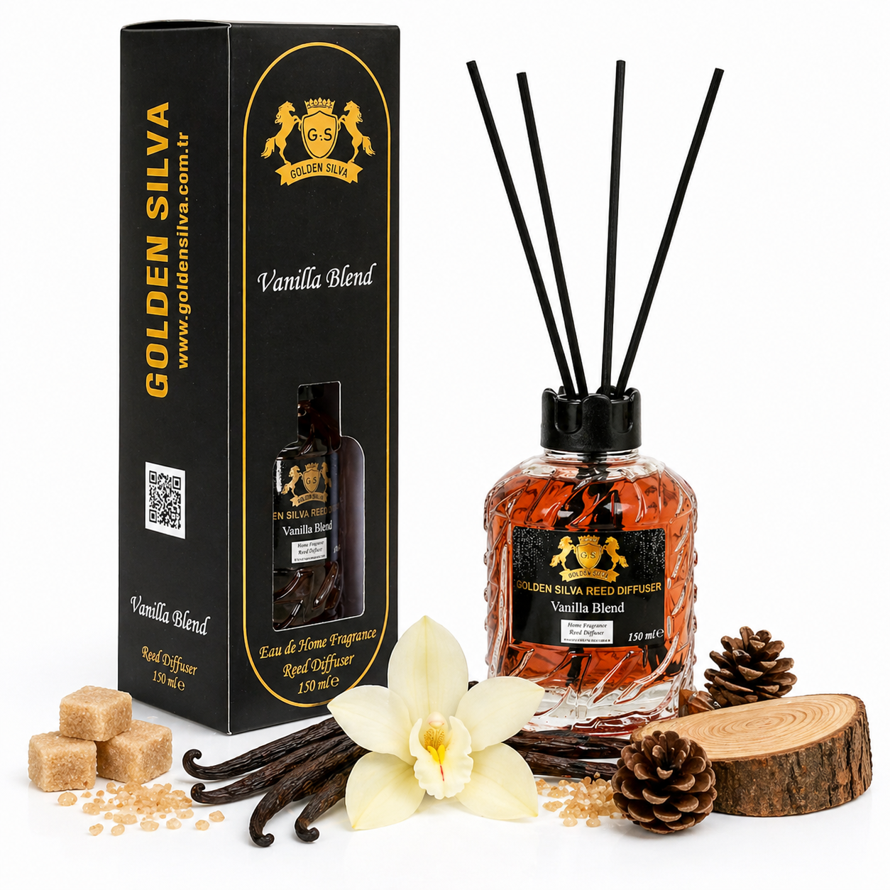 Vanilla Blend home fragrance by Golden Silva 150ml